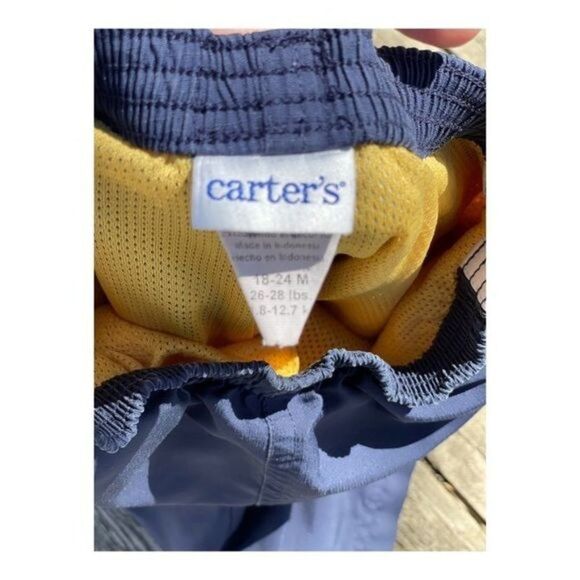 Carter’s wide Leg Track Pants Mesh Lined Sz 18-24 M - Picture 2 of 11